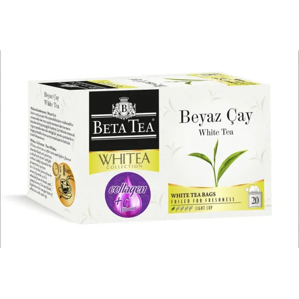 Beta Whitea Collection Kolajenli ve Vitamin Karışımlı Beyaz Çay 20 Adet