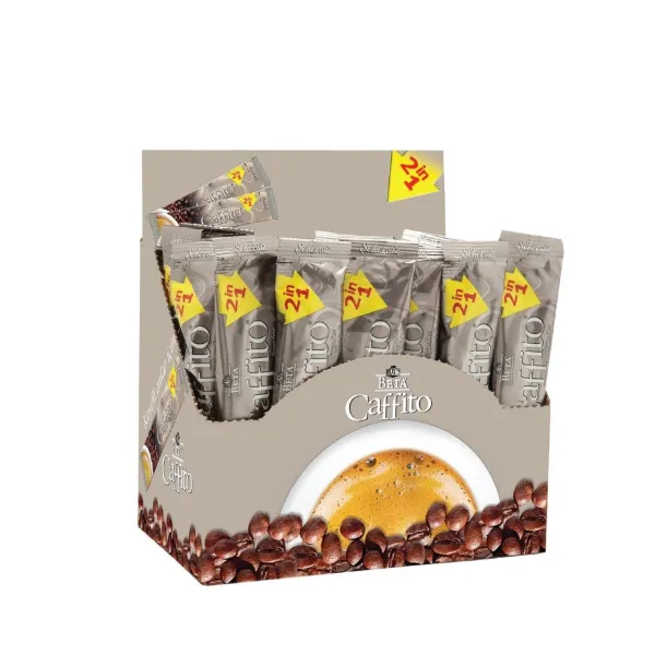 Şekersiz Hazır Kahve Display Kutuda 40 Adet x 14 GR