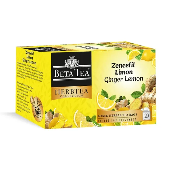 Zencefil Limon Çayı 20 Adet - Beta Herbtea Collection