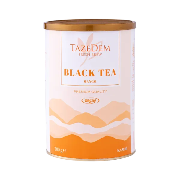 Tazedem Siyah Çay Mango Aromalı - 200 Gr.