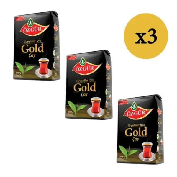 ÖZGÜR Gold Çayı 1000 Gr x 3 Adet