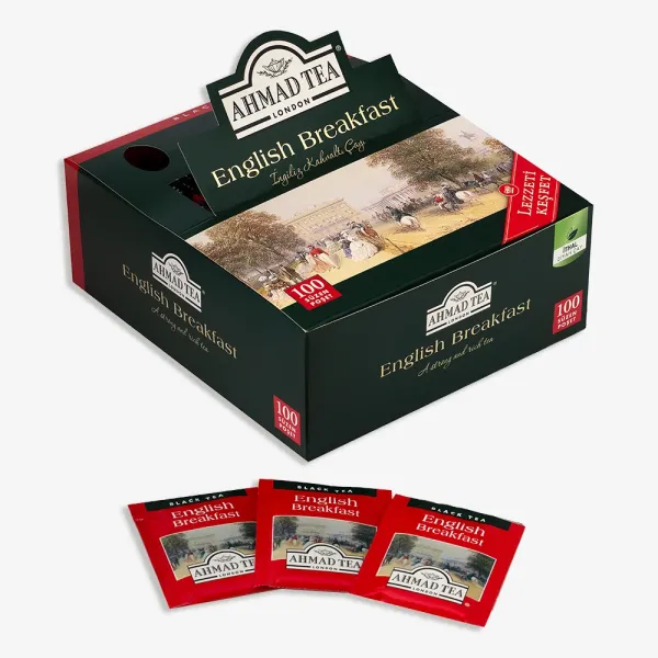AHMAD TEA English Breakfast Bardak Poşet Çay 100’lü 200 G