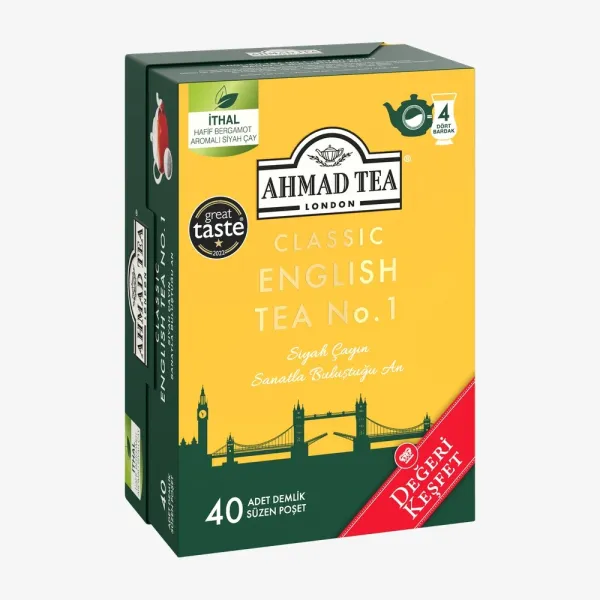 AHMAD TEA Klasik English Tea No.1 40×2 g