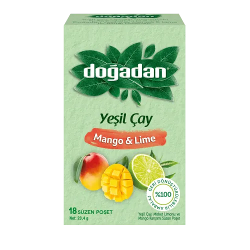 Doğadan Yeşil Çay Mango & Lime