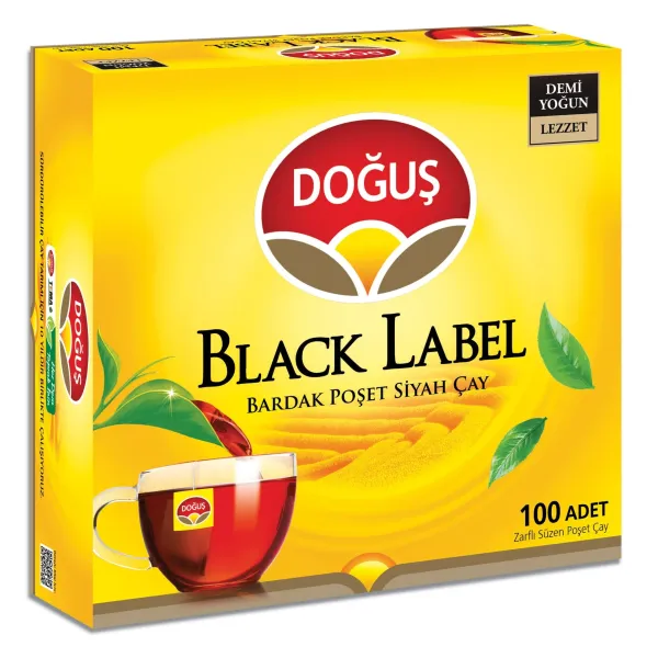 Doğuş Black Label 100'lü Bardak Poşet