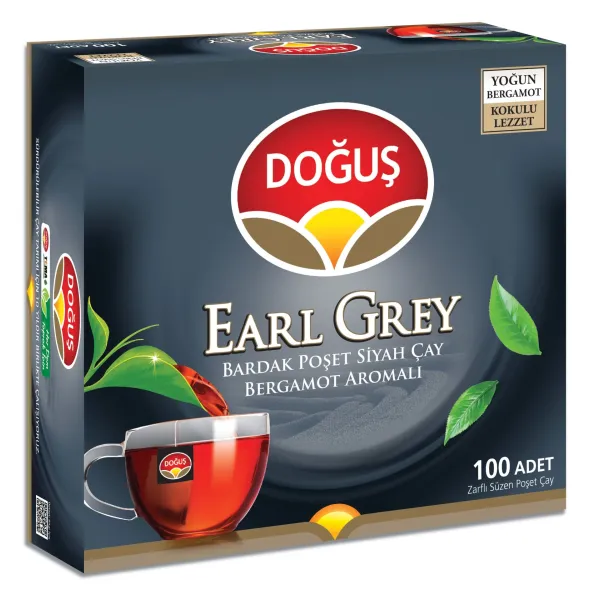 Doğuş Earl Grey 100'lü Bardak Poşet Çay