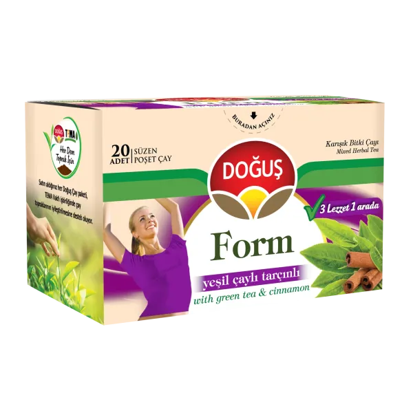 Doğuş Form Yeşil Çaylı Tarçınlı 20'li