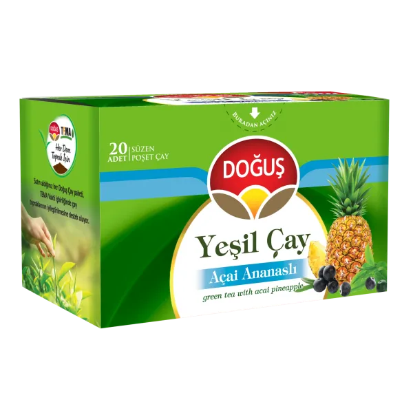 Doğuş Yeşil Çay Açai Ananaslı 20'li