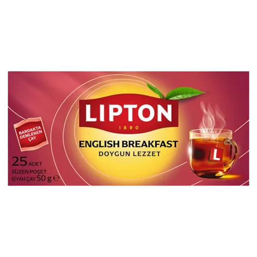 Lipton English Breakfast Tea 25'li Bardak Çay
